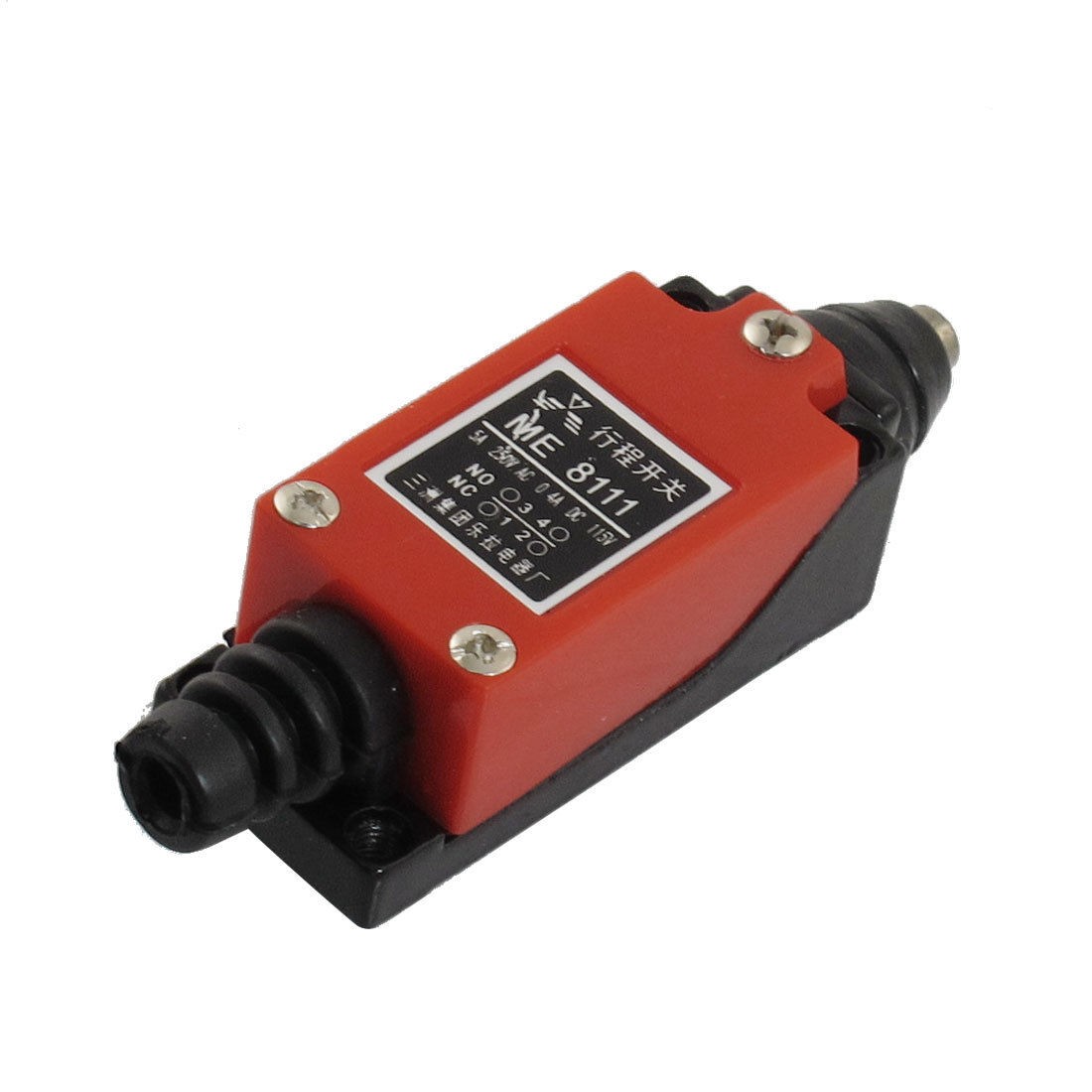 0.4A 115VDC 5A 250VAC 1NO 1NC SPDT Momentary Push Plunger Limit Switch