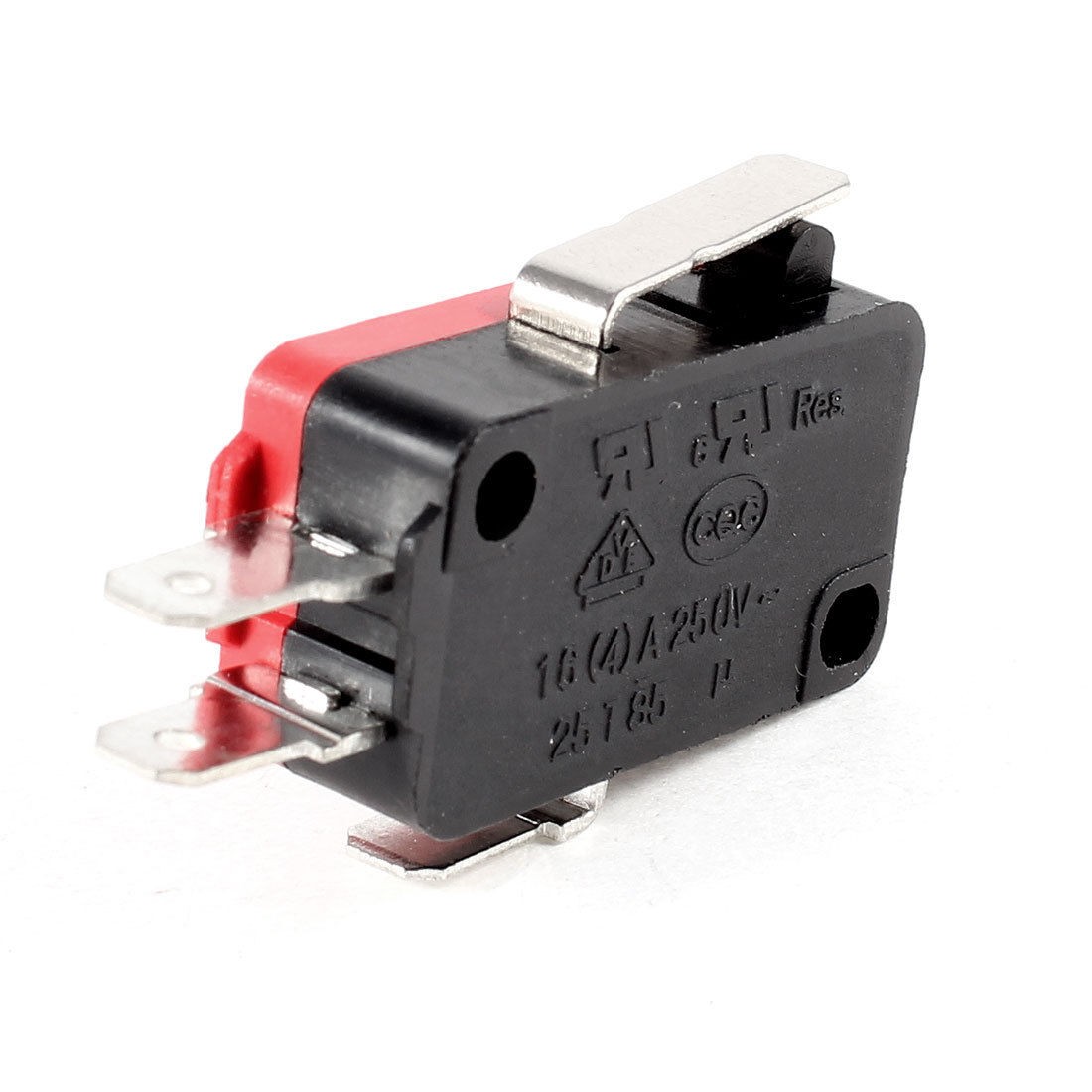 SPDT 1NO 1NC Momentary 3 Terminals Micro Switch AC 16A/250V 4A/250V