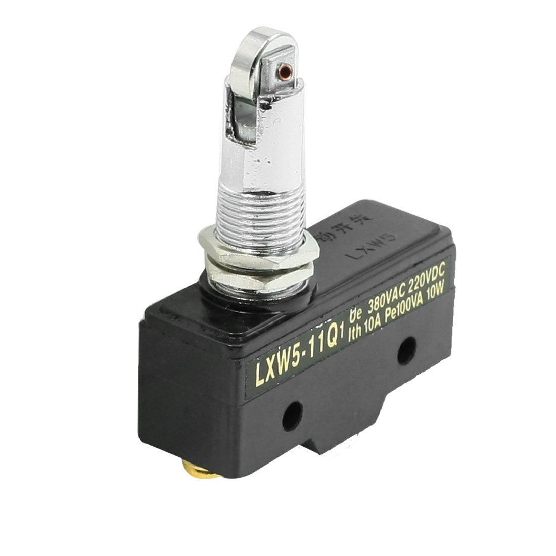 5 Pcs Ith 10A 380VAC 220VDC Parallel Roller Plunger AC DC Micro Switch LXW5-11Q1