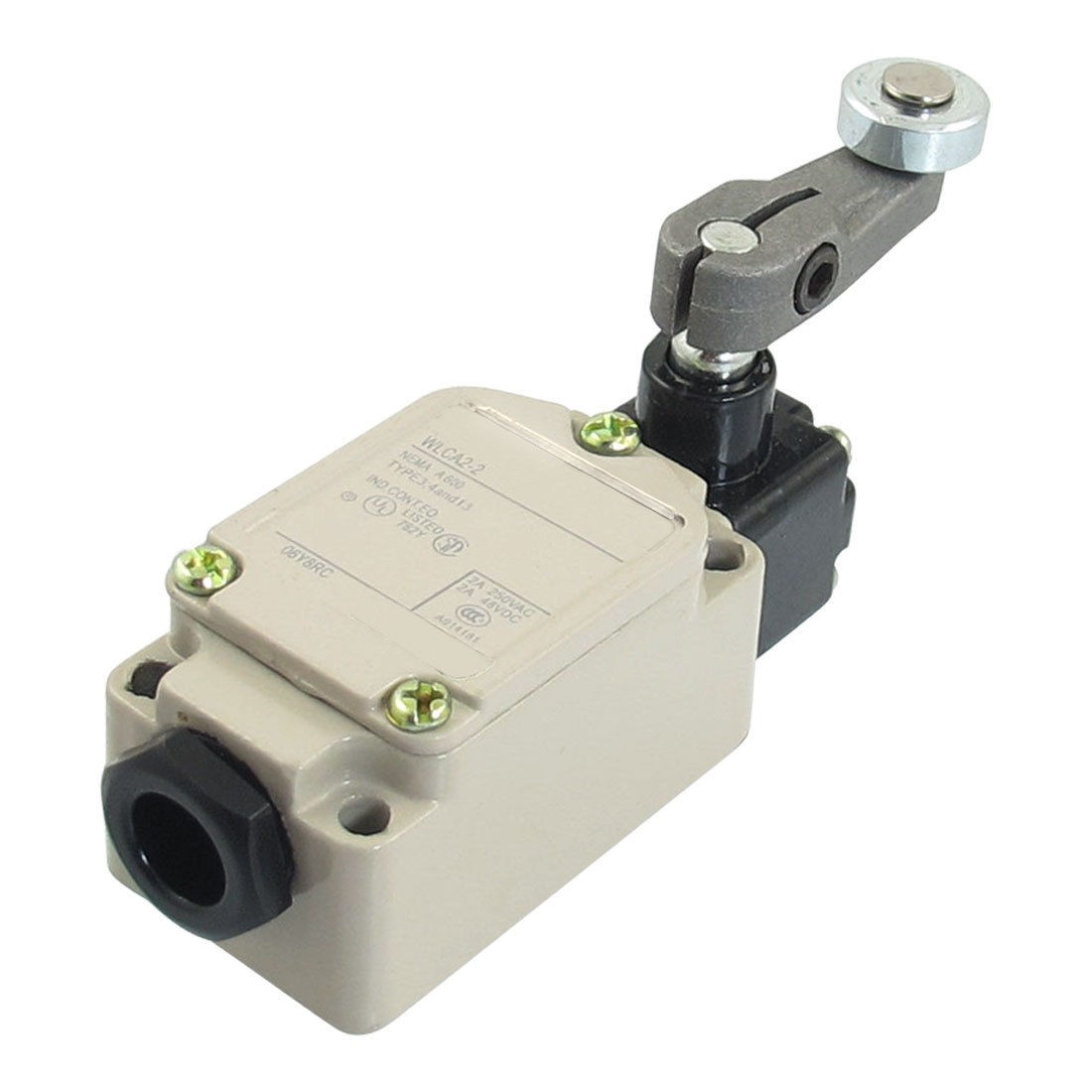 AC 250V 2A DC 2A 48V SPDT Circuit Control Roller Lever Metal Limit Switch