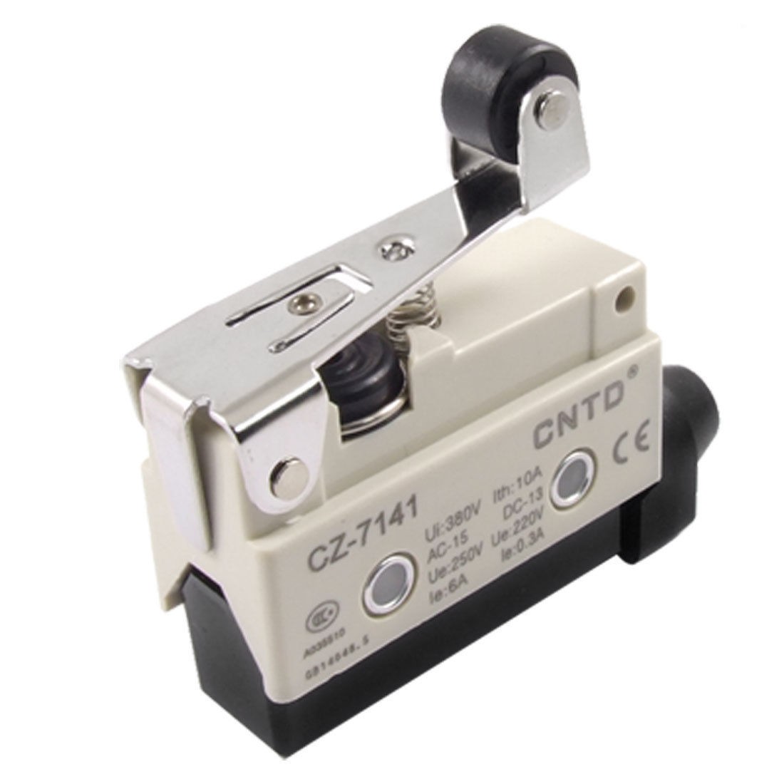 Ui 380V Ith 10A Short Hinge Roller Lever Enclosed Micro Switch CZ-7141
