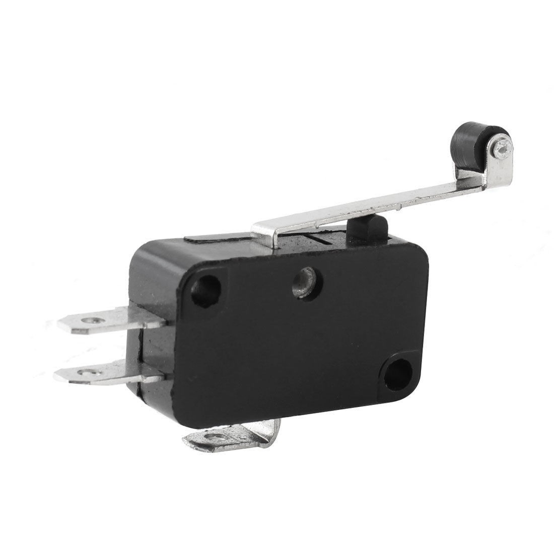 Long Hinge Roller Lever 380VAC 220VDC 3 Pins Limit Micro Switch LXW5-11G1