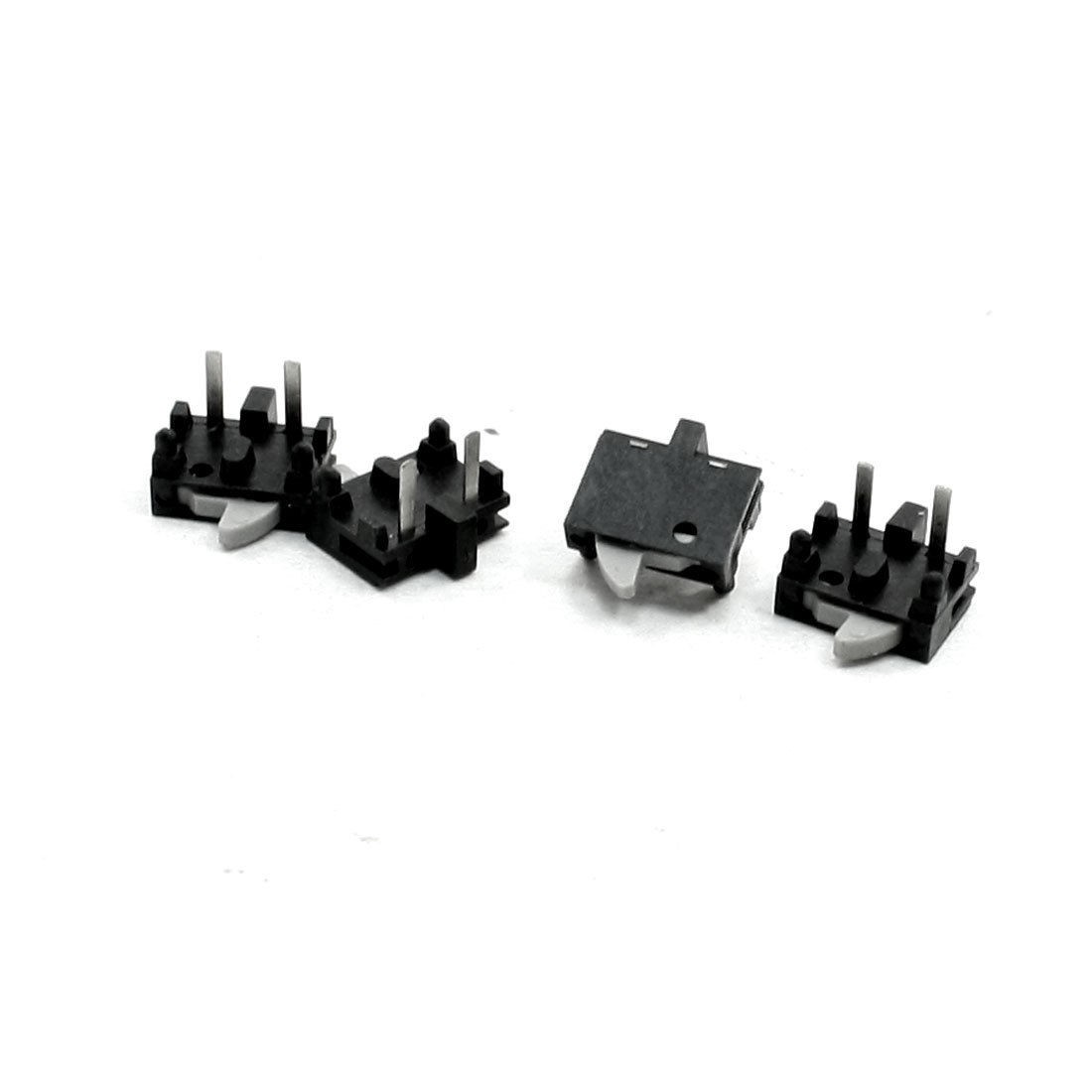 4Pcs Momentary 2 Pin Micro Switch 8.5x7x4mm for Mobile TV DVD EVD Door