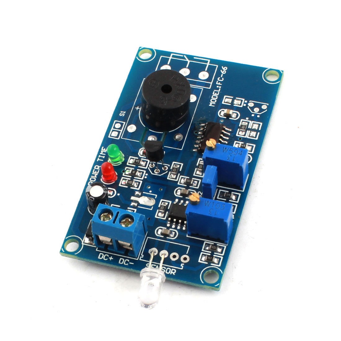 DC 5V 0-20S Photosensitive Diode Light Sensor Delay Alarm PCB Module