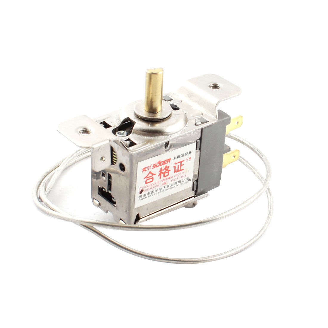 WDF18-L Refrigerator 65cm Long Cord 3 Pin Temperature Thermostat AC 250V 5(4)A