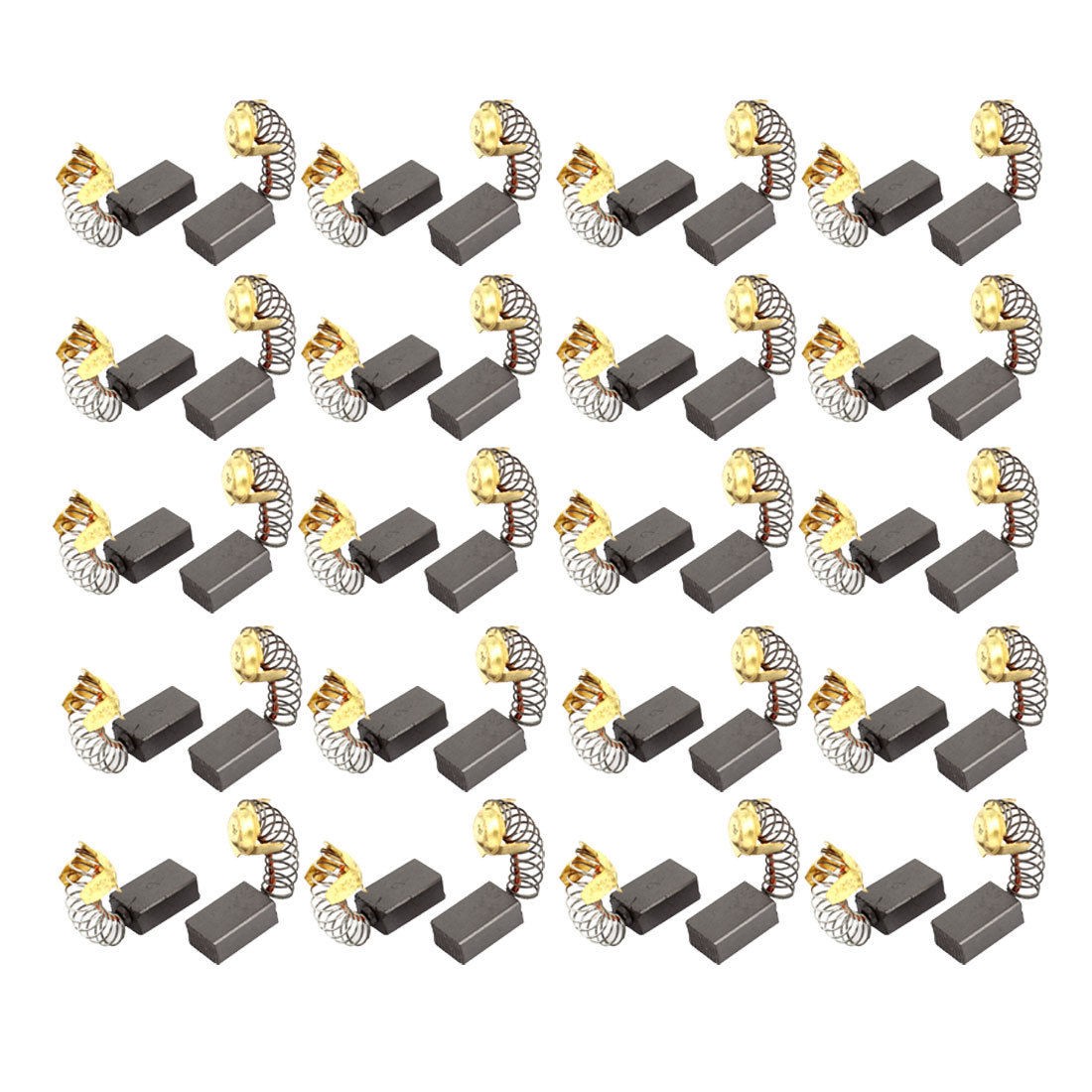 Electric Drill Motor Carbon Brushes 16mm x 11mm x 7mm 20 Pairs