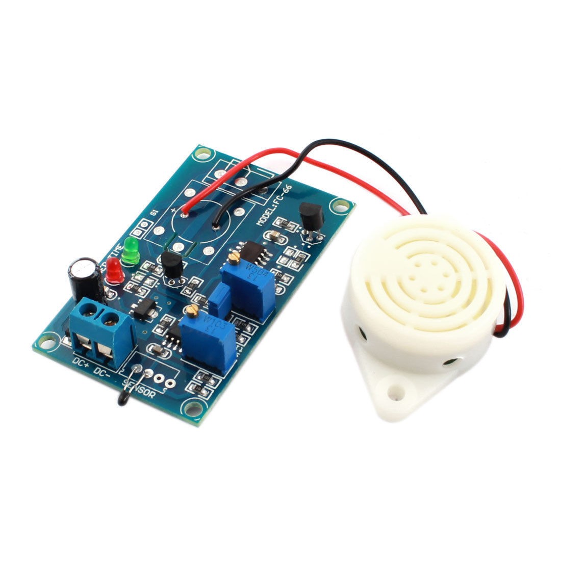 DC12V Low Temperature Trigger Thermosensitiv<wbr/>e Sensor Delay Alarm Module