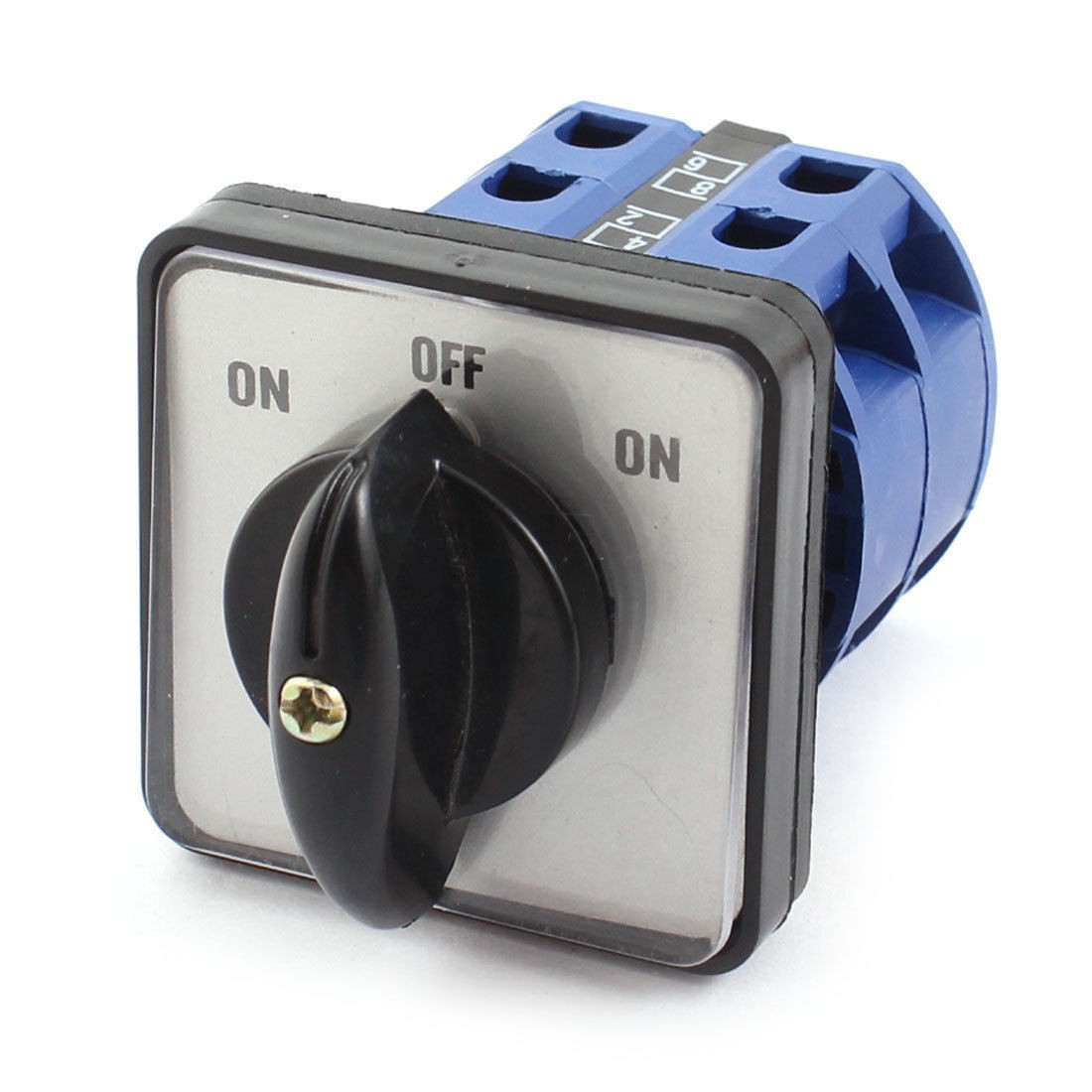 AC 660V 25A 2 Poles ON-OFF-ON Momentary Control Rotary Cam Changeover Switch