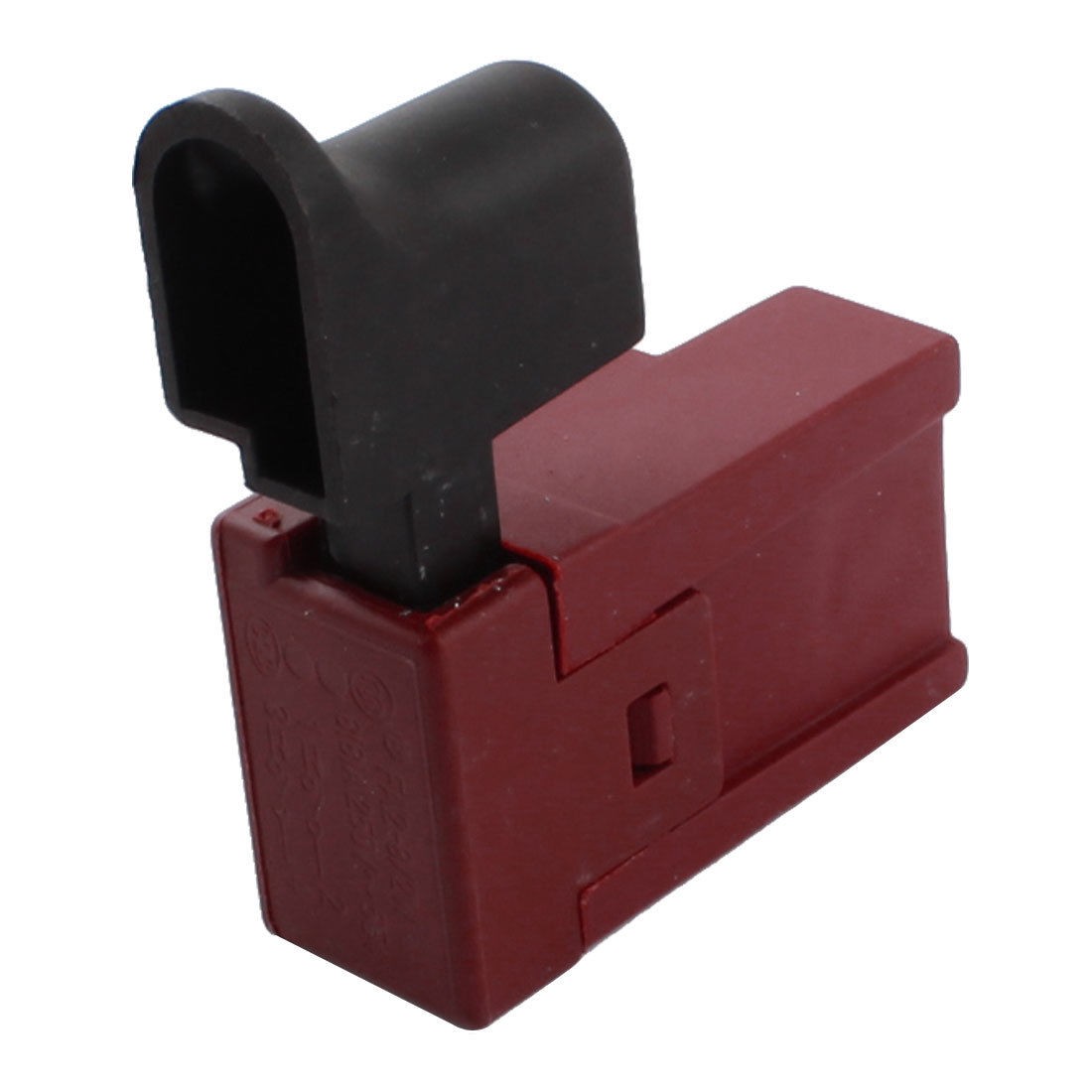 Black Red Plastic AC 250V 8A Electric Tool DPST Momentary Trigger Switch