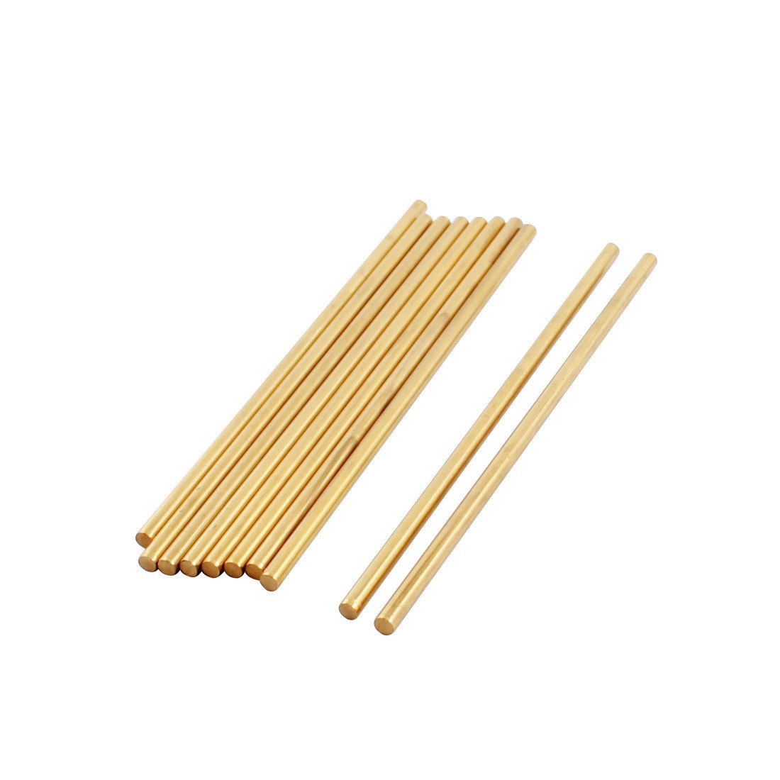 10 x Brass Solid Round Rod Lathe Bar Stock 3mm Diameter 100mm Length