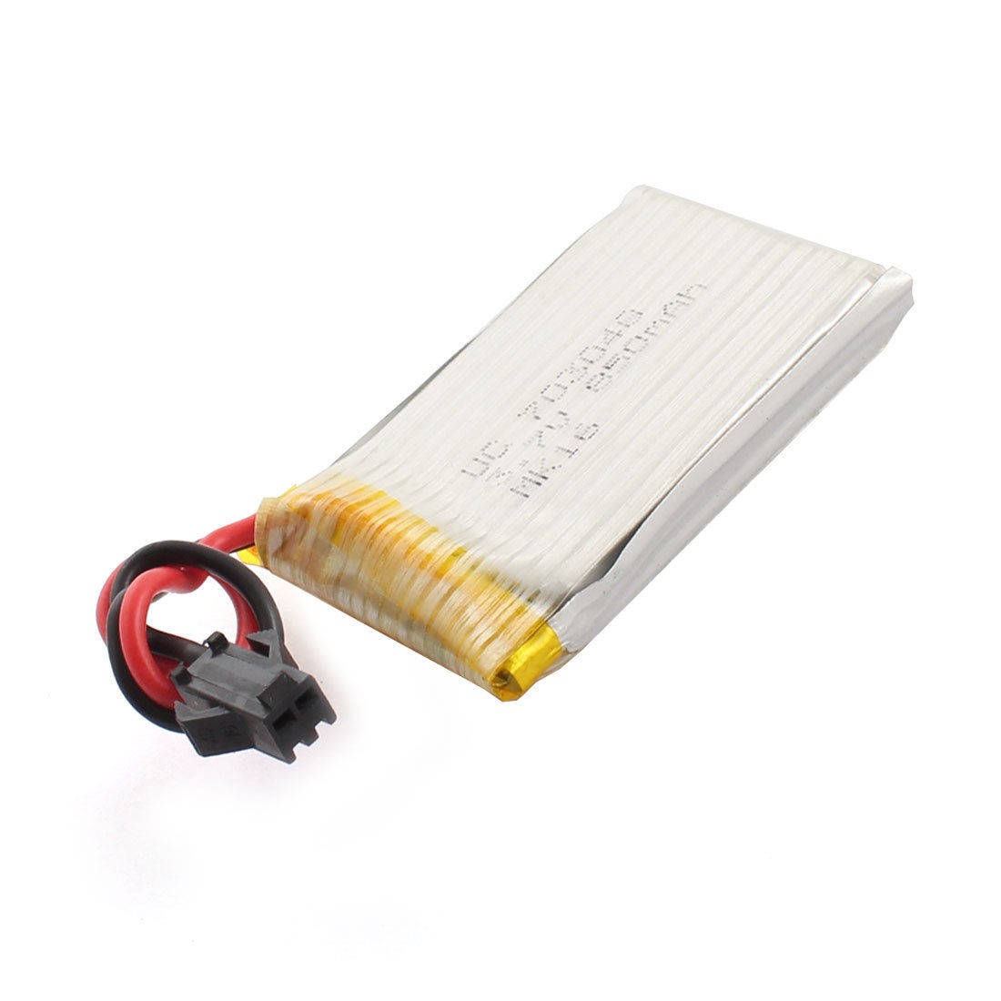 MP3 MP4 2Pin JST-SM Connector Rechargeable 1S Lipo Battery 3.7V 850mAh 15C