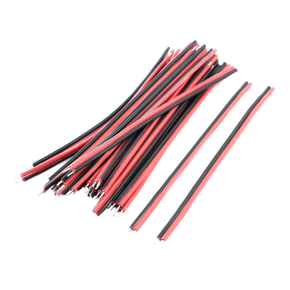 30 Pairs Flexible Tin Plated Jumper Wires Breadboard Testing Cable 10cm 4"