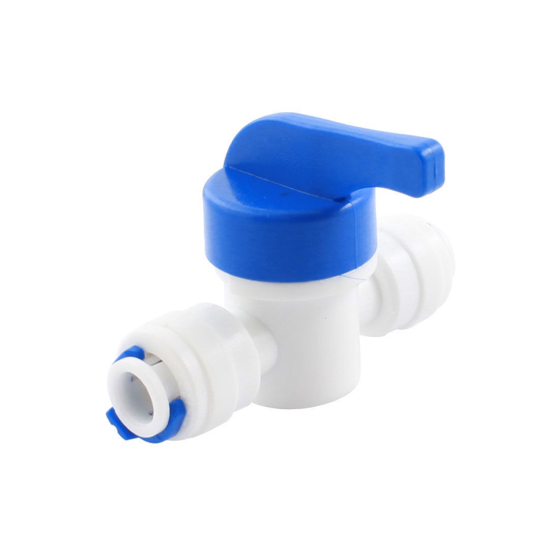 Quarter Turn Plastic Water Tap Faucet Valve for 10mm Dia Tube Hose Pipe
