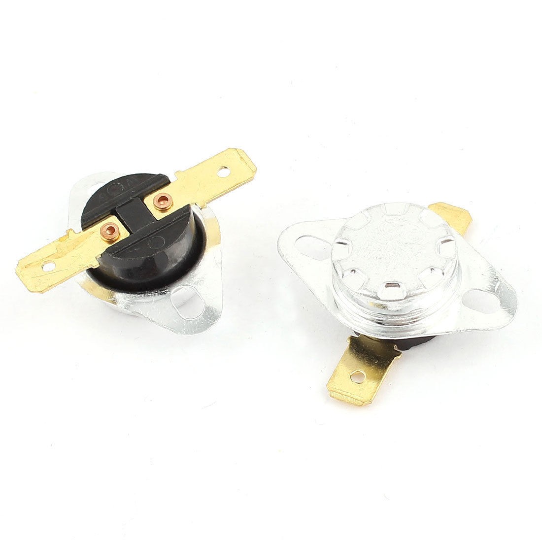 2 x KSD301 AC 250V 10A 90 Celsius NC 2Pin Temperature Switch Thermostat Sensor