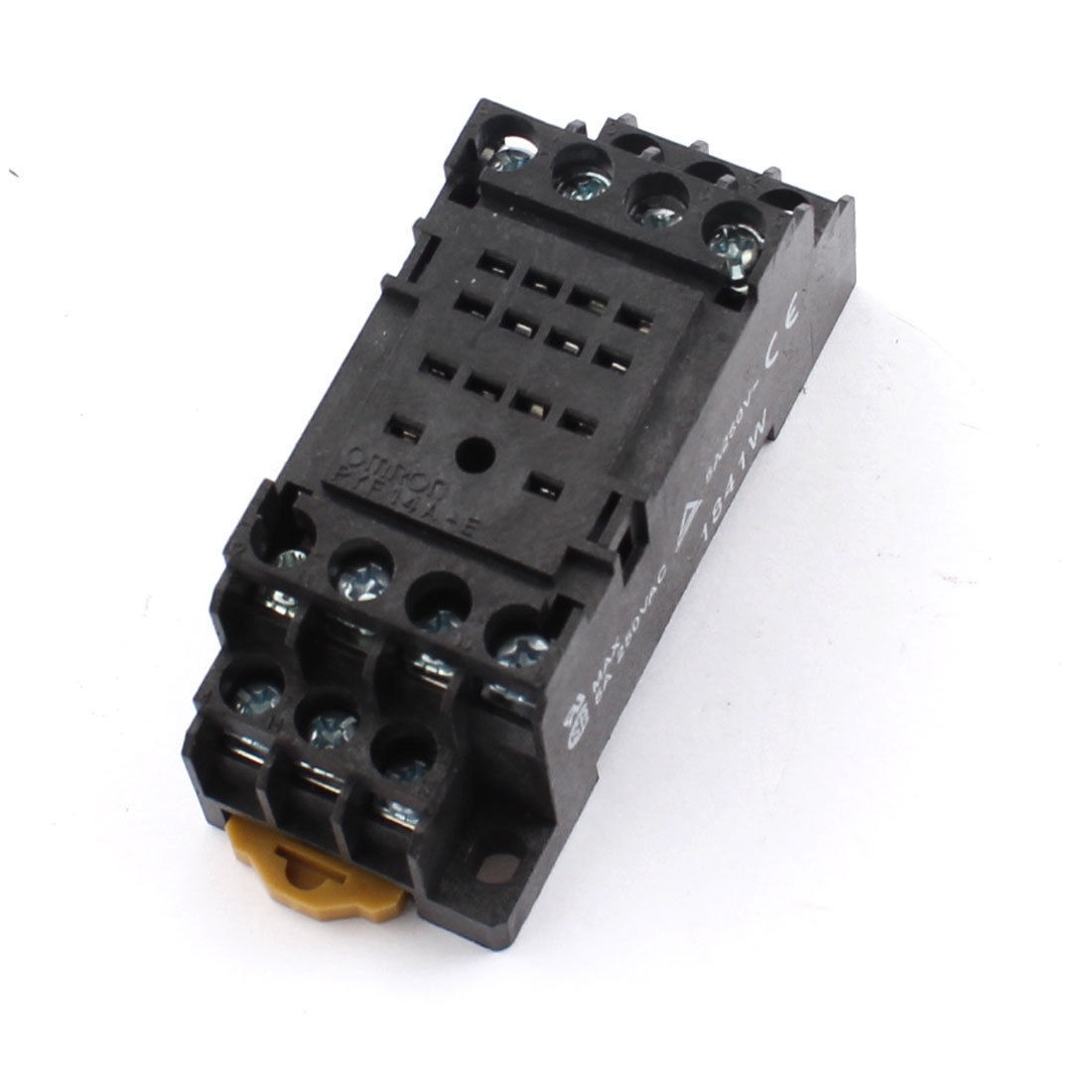 PYF14A-E AC250V 5A 14 Pin Plug in 35mm Rail Power Relay Socket Base
