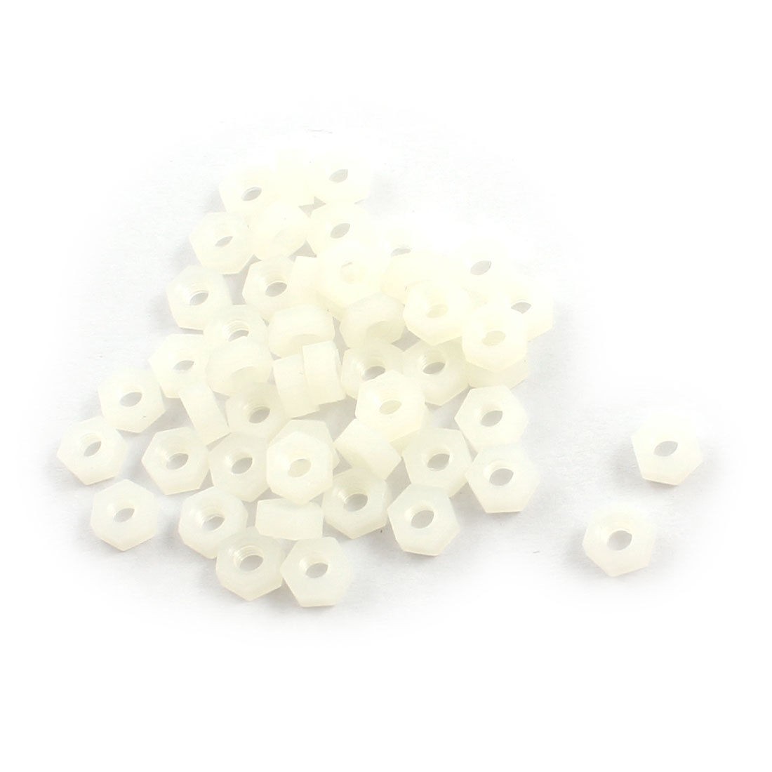 Machine Boards M3 Thread Nylon Insulated Hex Threaded Spacer Support 50 Pcs