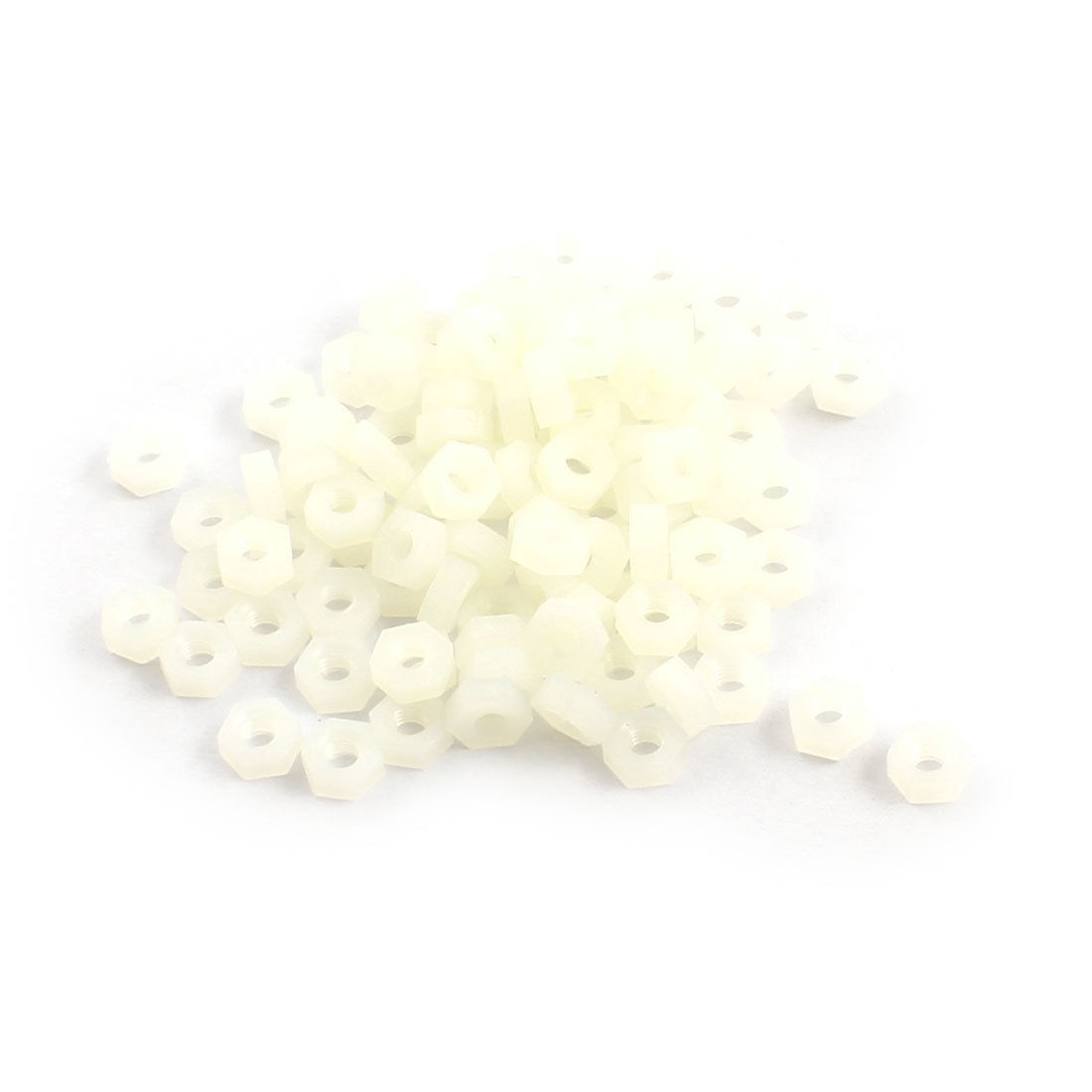 Machine Boards M3 Female Thread Hex Nut Hexagonal Threaded Spacer Support 100Pcs