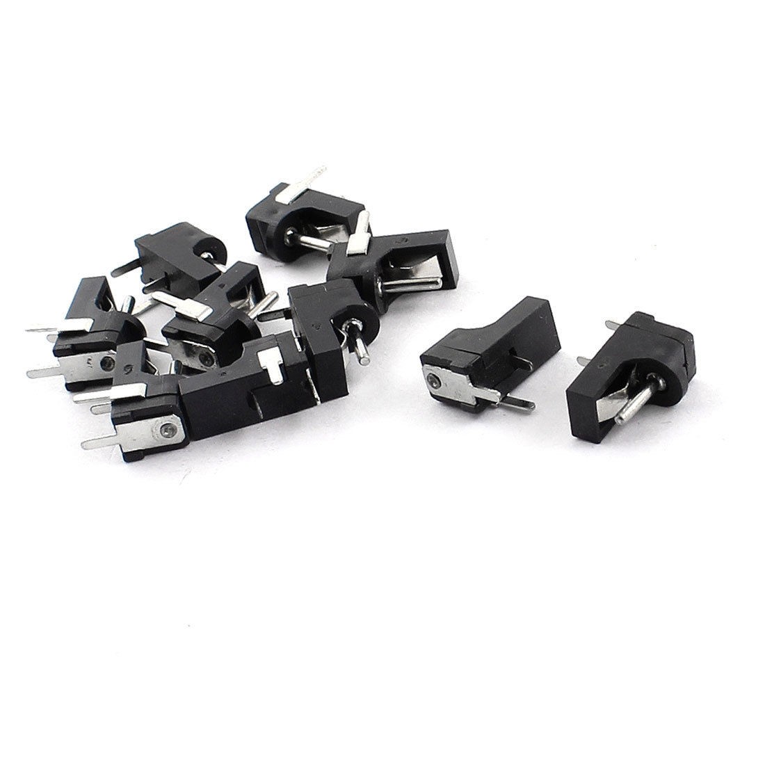10Pcs 1.1mm Center Pin Open Frame General Purpose DC Jack Connector