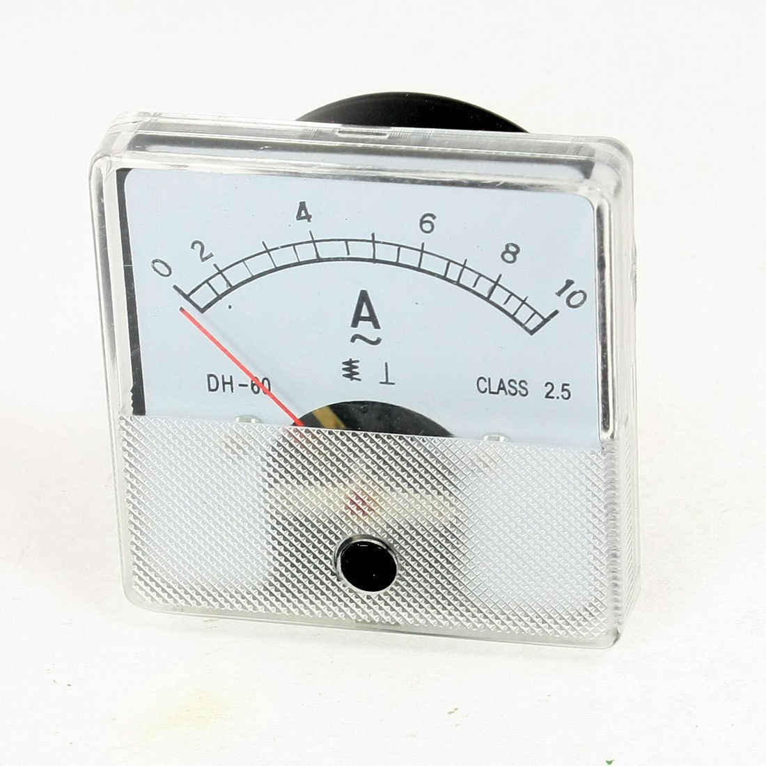 Plastic Square Shape AC 0-10A Analog Amperemeter Ampere Panel Meter Gauge