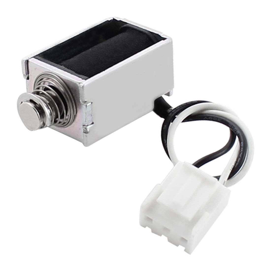 110V 5mm Stroke 500g Force Push Pull Type Open Frame AC Solenoid Electromagnet