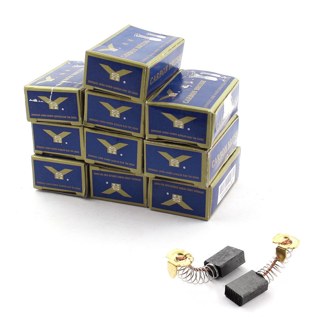 10Pairs Motor Carbon Brush for Grinder Polisher 15mm x 10mm x 6mm