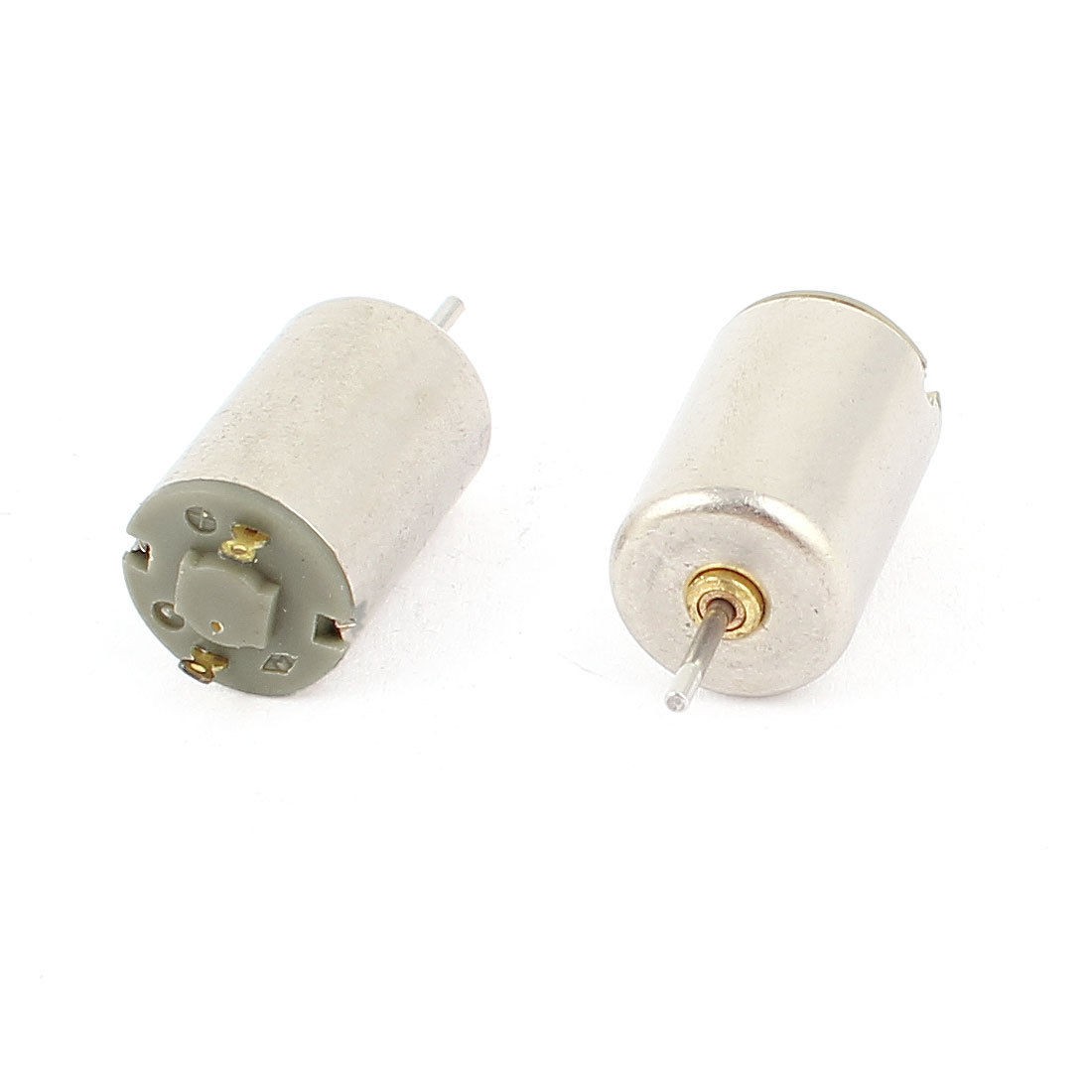 2pcs 1.5-4.5V 23000RPM High Speed 10mmx15mm Cylindrical Micro DC Motor