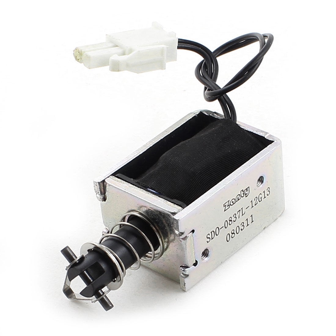 DC 12V 5mm 100g Pull Spring Plunger Linear Motion Solenoid Electromagnet