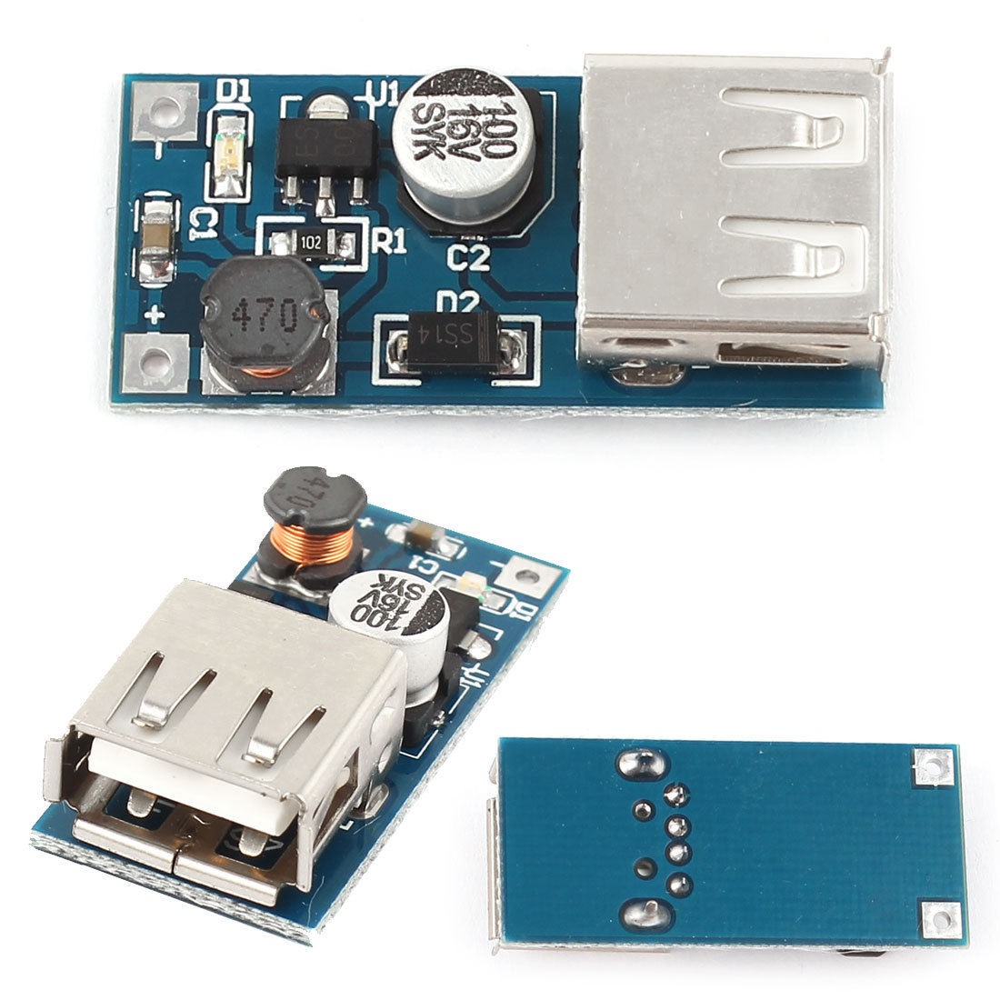Mini PFM Control DC DC USB 0 9 5V Boost Step Up Power Supply Module 1pcs
