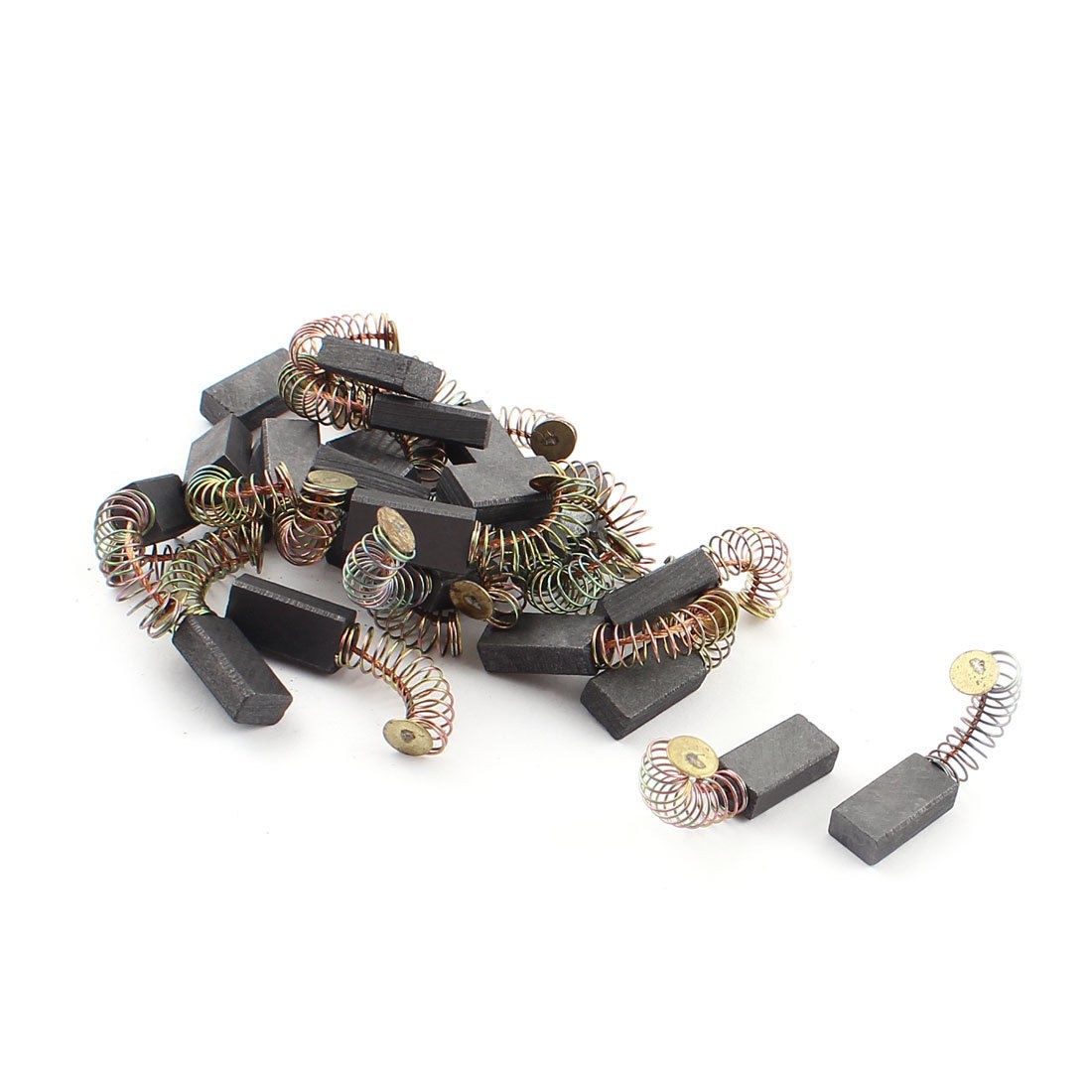 12 Pairs 16mm x 8mm x 5mm Spring Type Electric Tool Motor Carbon Brush