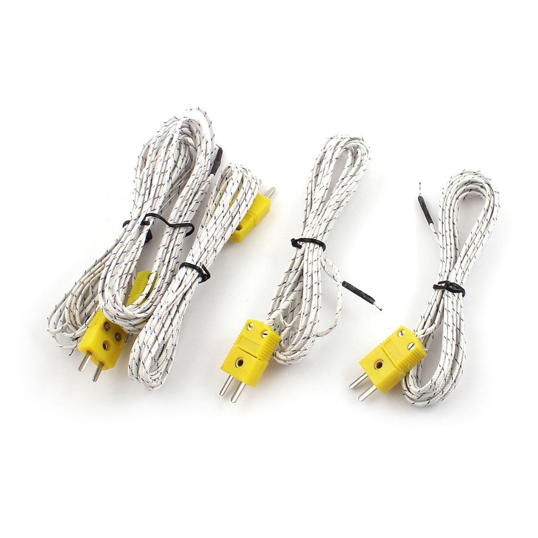 5Pcs 10ft K Type Temperature Control Thermocouple Sensor Wire -50C to +200C