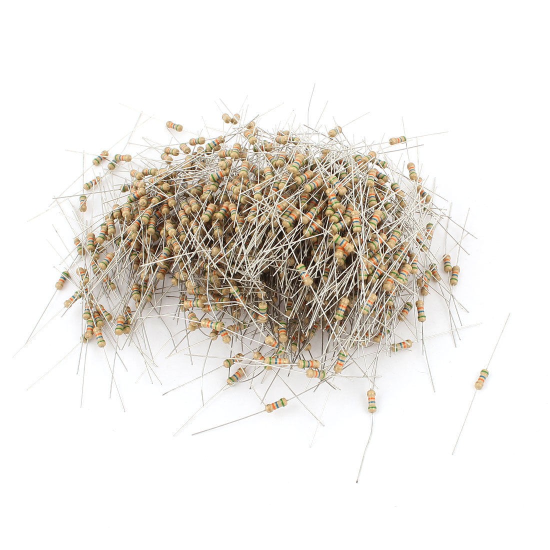 1000pcs 1 4W 56K Ohm Resistance Axial Lead 4 Bands Carbon Film Resistor