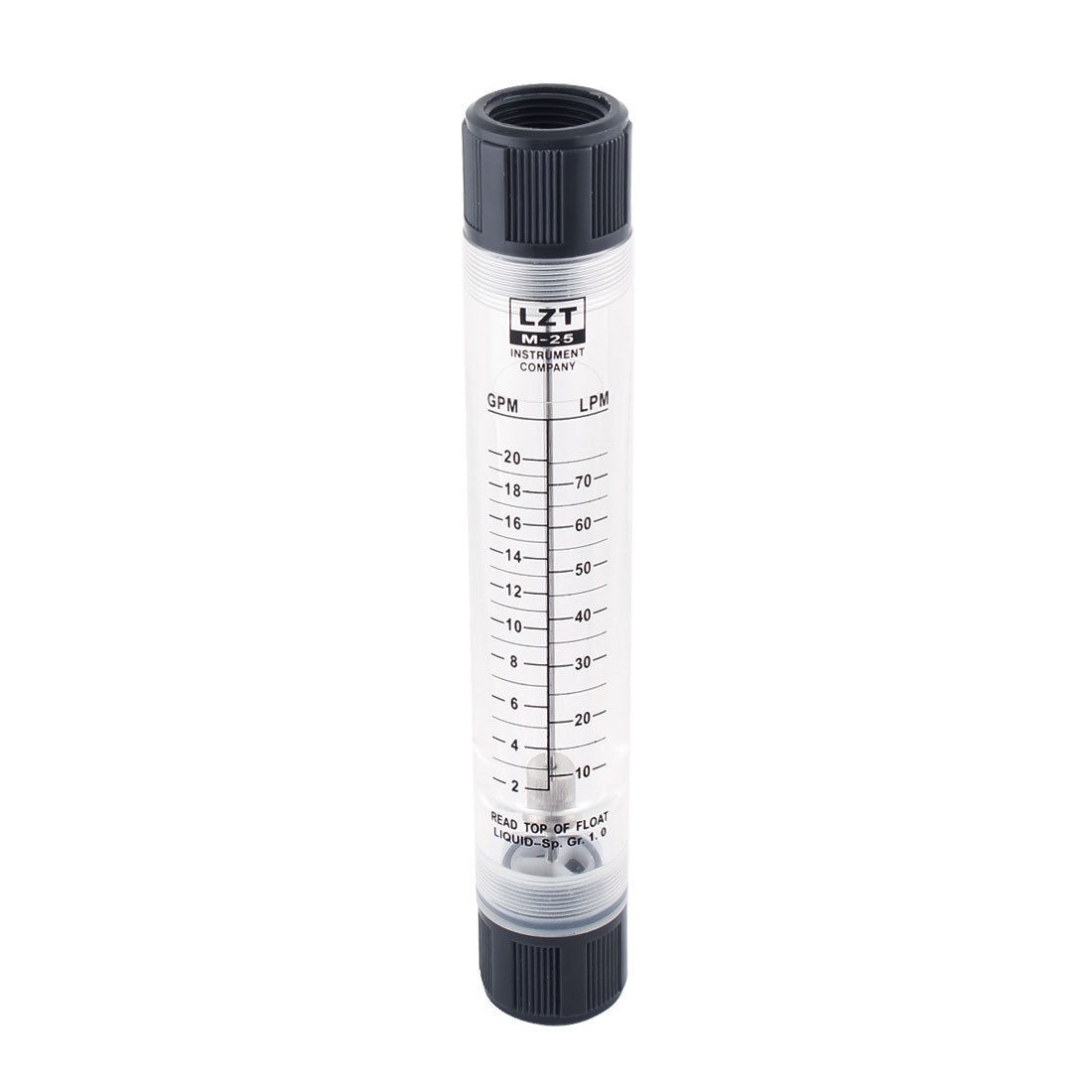 LZM 25g 2 20GPM 30mm Acrylic Tube Type Flowmeter Flow Meter for Water