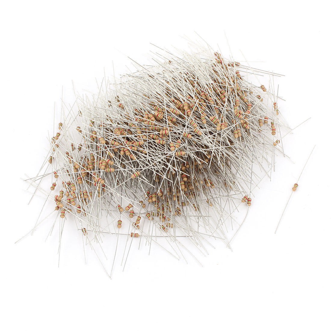 1000pcs 1 6W 1 5K Ohm Resistance Axial Lead 4 Bands Carbon Film Resistor