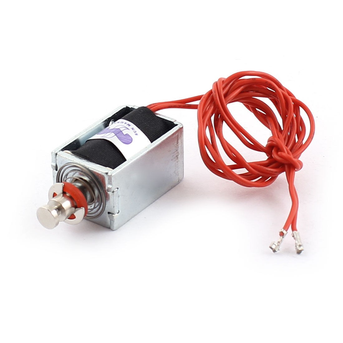 48V 6mm 50g Open Coil Form Push Pull DC Solenoid Electromagnet Actuator