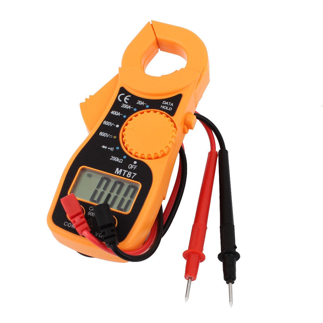 MT87 Digital Multitester Multimeter Ohm AC DC Voltmeter w Test Needles