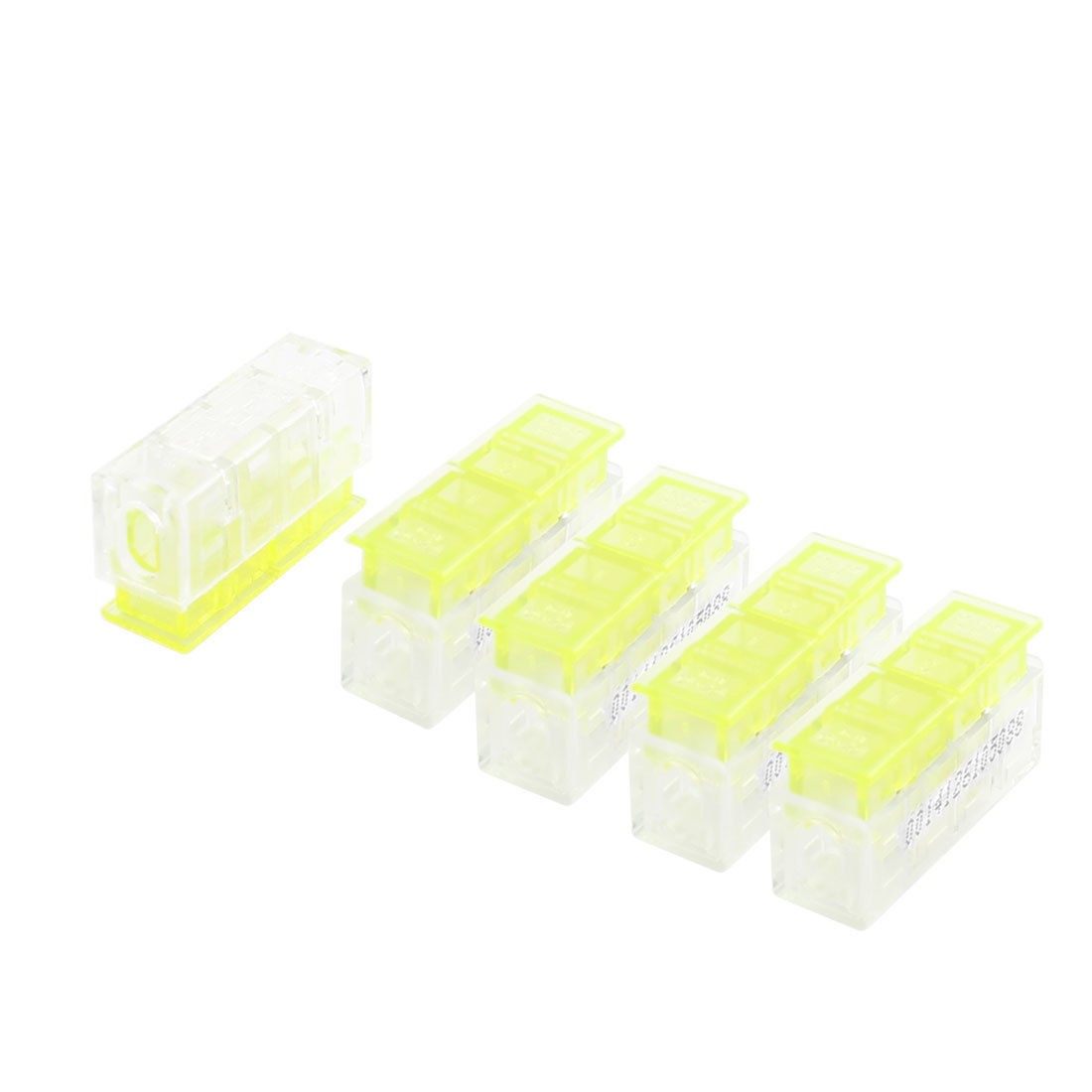 5 Pcs Push in Cable Insulated I Clamp Quicker Connector for 1 5 2 5MM2 Wire