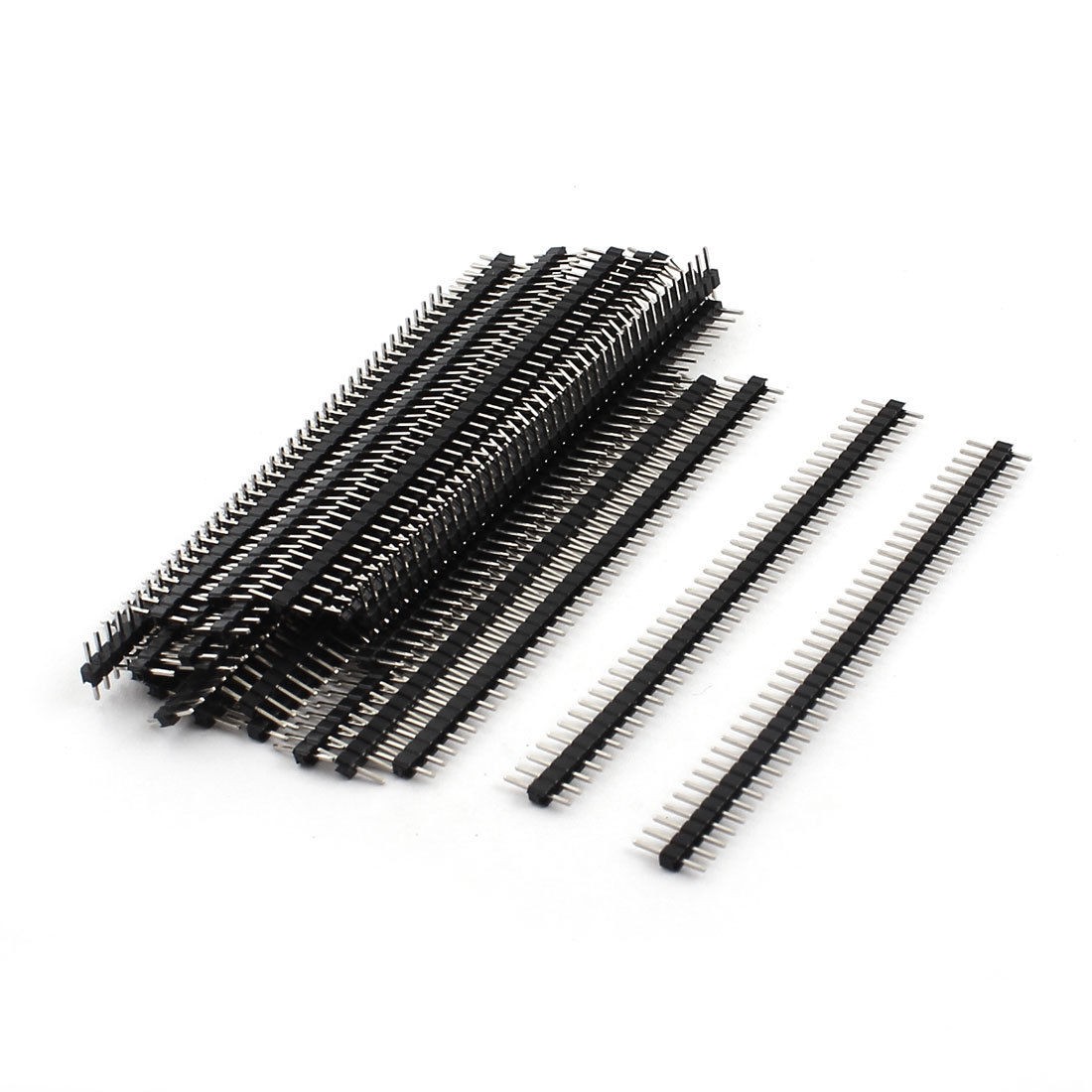 29pcs 2mm Pitch 1x40 40pin Male Straight Pin Header Connector Strip