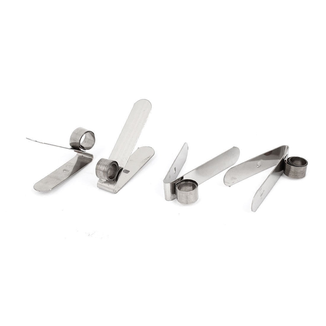 4pcs Carbon Brush Holder 7mm Dia Constant Force Spring Clip