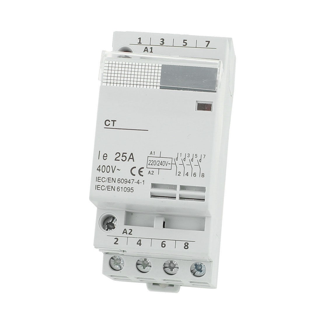 Ct 25A 4P Household 4 Phase Pole AC Power Contactor Coil 220 240V IE 25A
