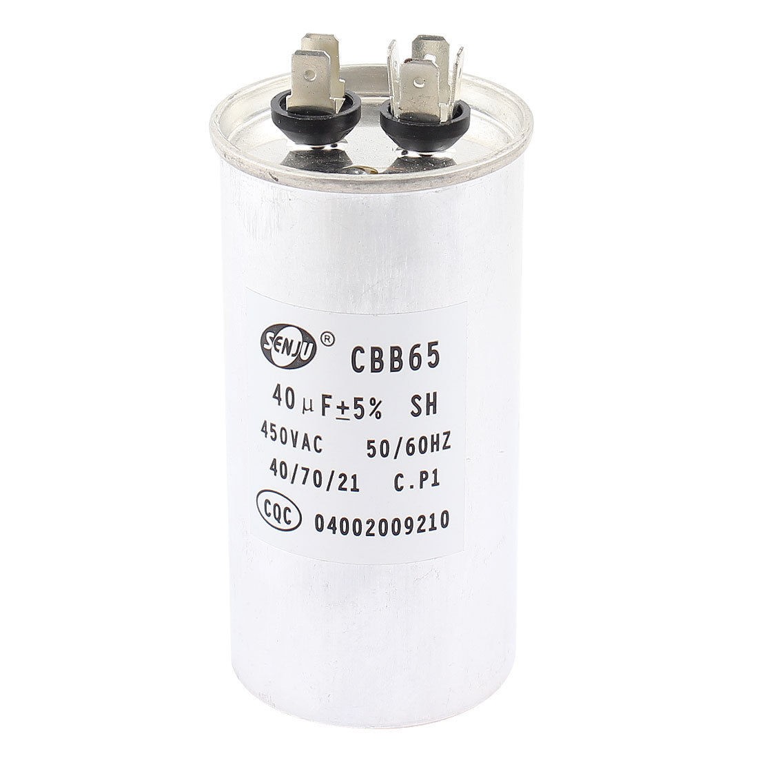 CBB65 AC450V 40uF Air Conditioner Non Polar Lug Terminal Run Capacitor