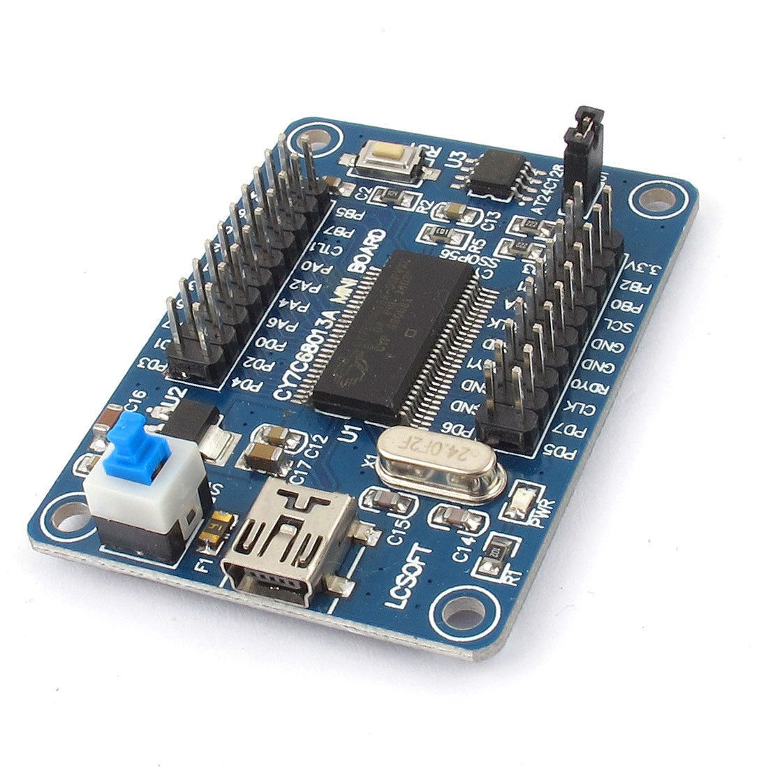 CY7C68013A-56 EZ-USB FX2LP USB2.0 Develope Board Module Logic Analyzer EEPROM