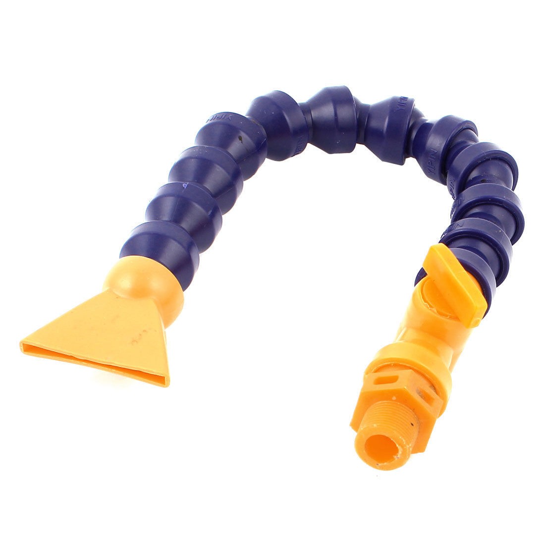 Flat Nozzle Flexible Plastic Water Oil Coolant Pipe Hose 15" for Lathe CNC