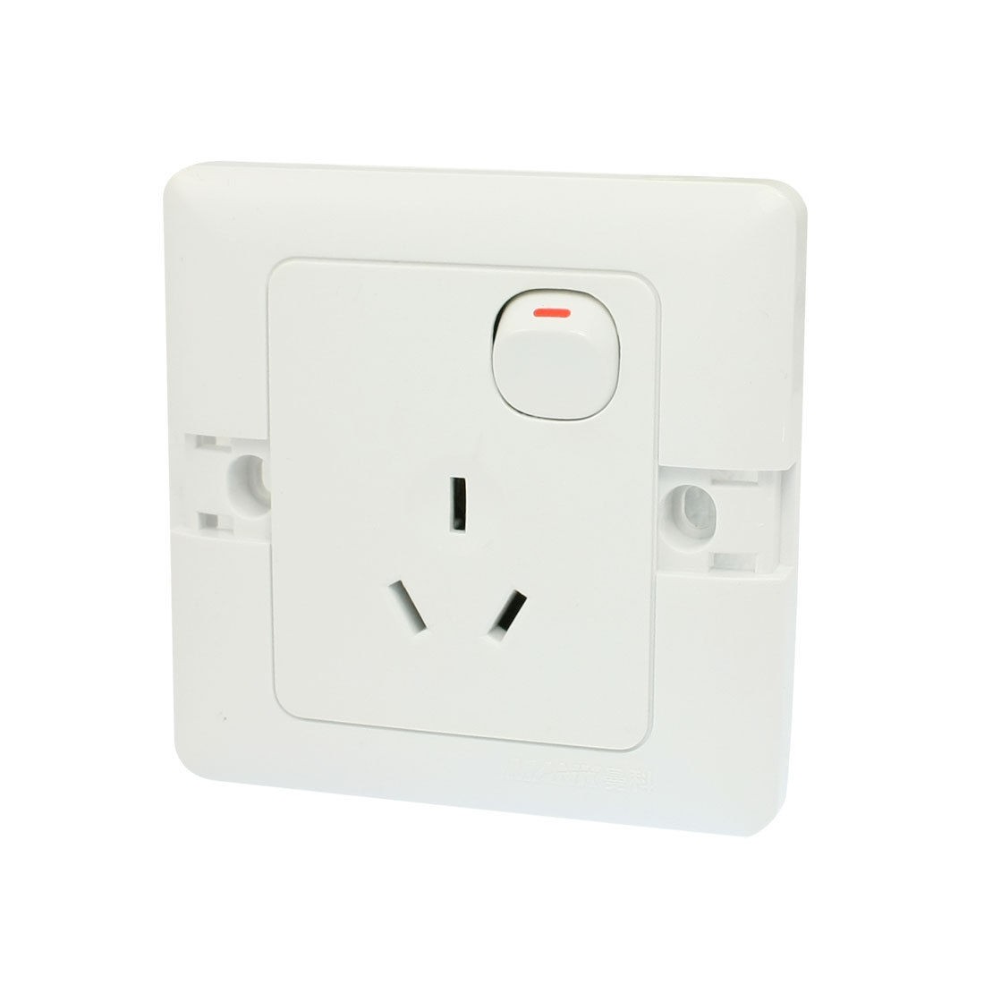 AC 250V 10A White Cover 1 Gang Wallplate Panel Switch Ayhkf