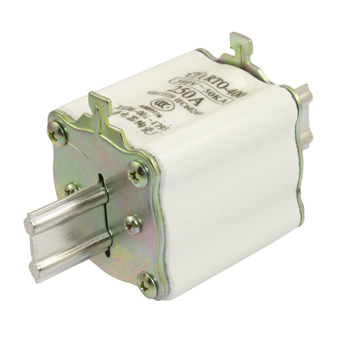 250A 380V 50KA Short Circuit Protection Ceramic Fuse Link RTO-400 Gigdh