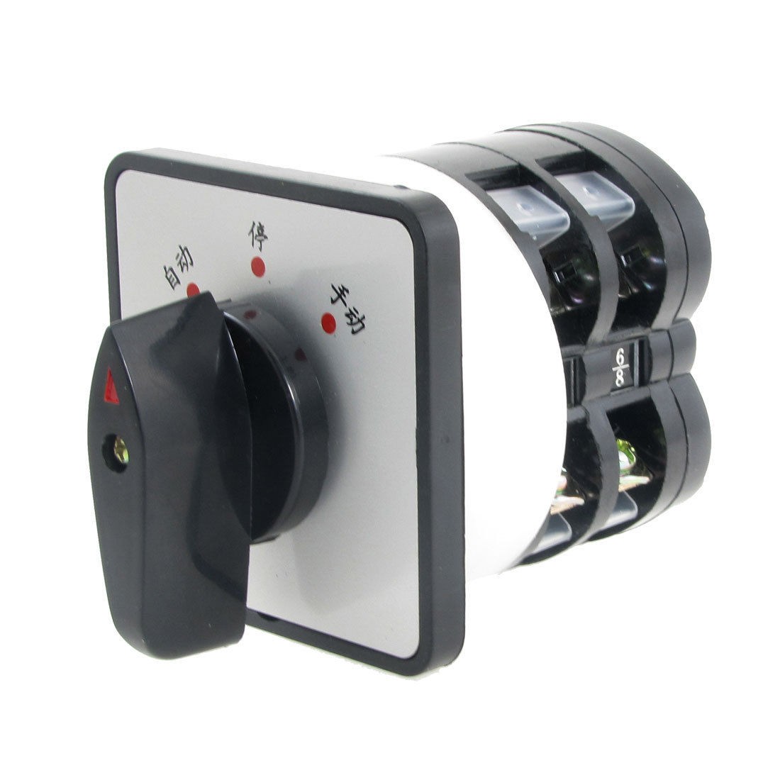 AC380V 12A on/off/on Rotary Cam Universal Changeover Switch