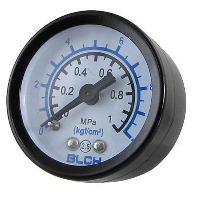0-1Mpa Arabic Number Round Dial Air Liquid Pressure Gauge