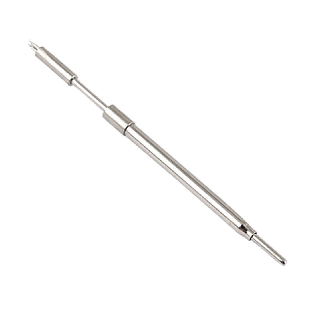 100 Pcs Silver Tone Tri Needle Tip Spring Test Probes