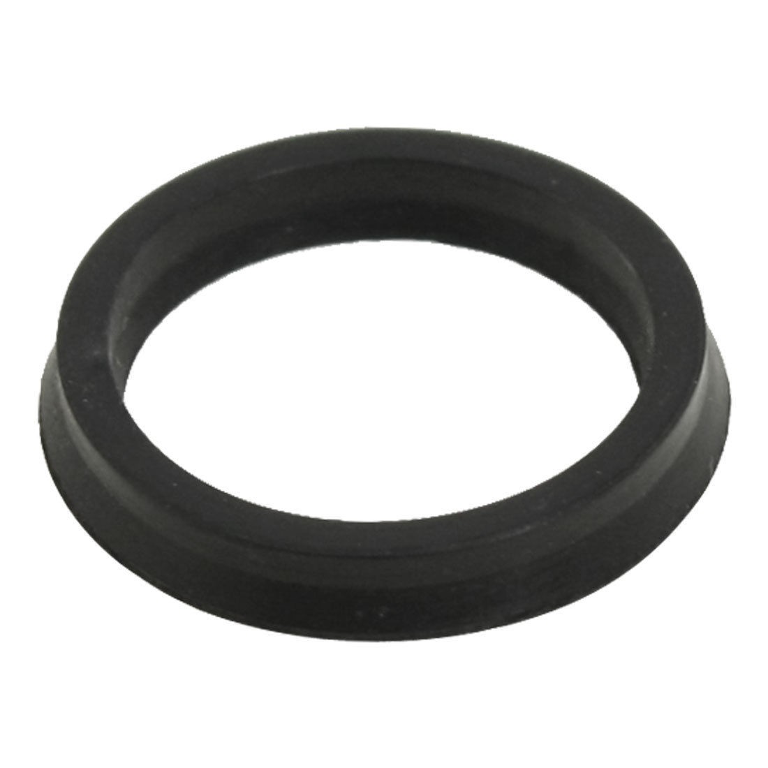 Black NBR Pneumatic Cylinder Piston Rod Seal 15x19x2 8mm