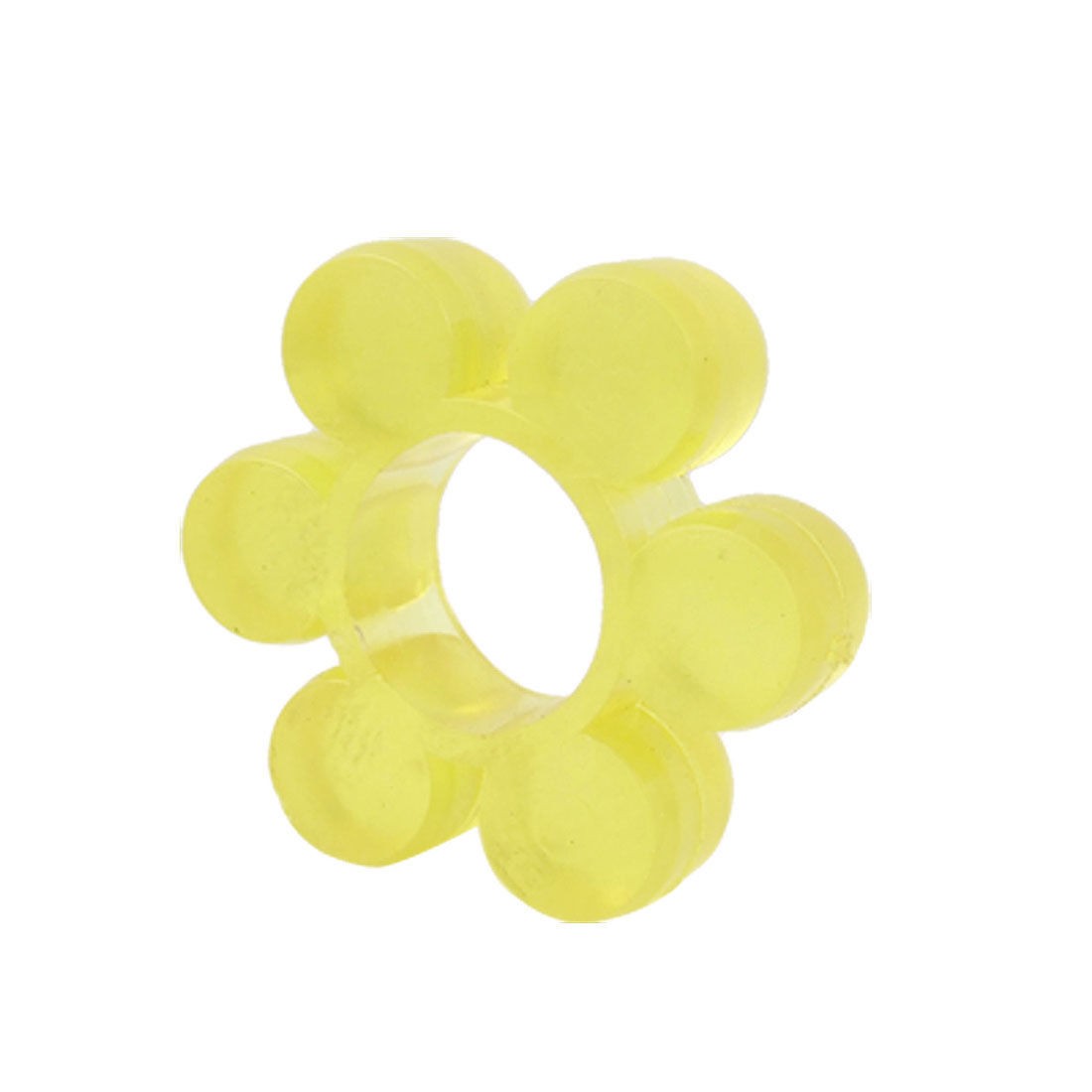 Yellow PU Polyurethane 6 Petal Coupler Damper 4 1/2"