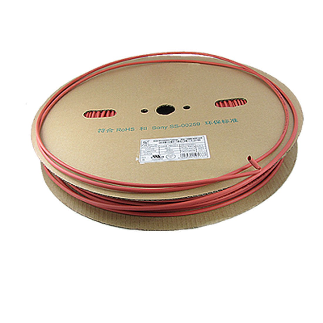 Red 4.0mm x 200 Meters Heat Shrinkable Tubing Tube Roll